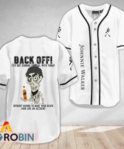 Achmed Back Off With Johnnie Walker Baseball Jersey Shirt Style