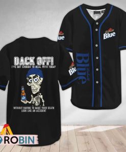 Achmed Back Off With Labatt Blue Beer Baseball Jersey Shirt Style