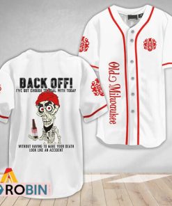 Achmed Back Off With Old Milwaukee Baseball Jersey Shirt Style Achmed Back Off With Old Milwaukee Baseball Jersey Shirt Style