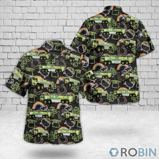 Aircraft Rescue and Firefighting Denver International Airport, St Patrick’s Day Hawaiian Shirt