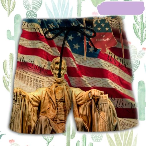 America Love Day Freedom Beach Short, Gift for Holiday Summer