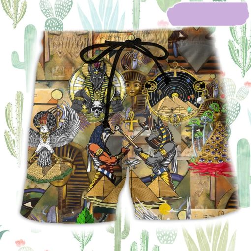 Ancient Egypt Explore Beach Short, Gift for Holiday Summer