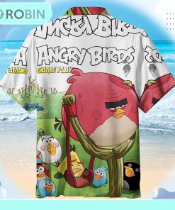 Angry Birds Game Play Universal Hawaiian Shirt Angry Birds Game Play Universal Hawaiian Shirt