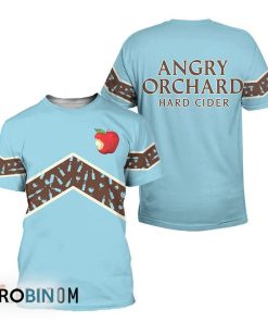 Angry Orchard Blue Wine Pattern All Over Printed T-Shirt Angry Orchard Blue Wine Pattern All Over Printed T-Shirt