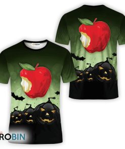 Angry Orchard Halloween Night Pumpkin All Over Printed T-Shirt