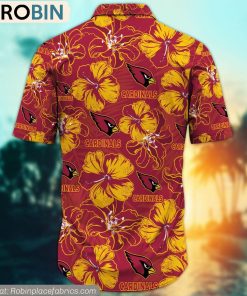 Arizona Cardinals Hibiscus Tropical Pattern NFL Hawaiian Shirt Arizona Cardinals Hibiscus Tropical Pattern NFL Hawaiian Shirt