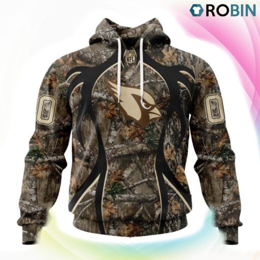 Arizona Cardinals Hunting Camo Style 3D Hoodie, Arizona Cardinals Gifts