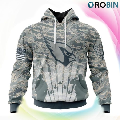 Arizona Cardinals NFL Honor US Air Force Veterans 3D Hoodie, Arizona Cardinals Unique Gifts