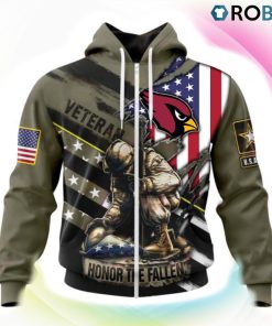 Arizona Cardinals NFL Honor Veterans And Their Families 3D Hoodie, Arizona Cardinals Fan Shirt for Sale