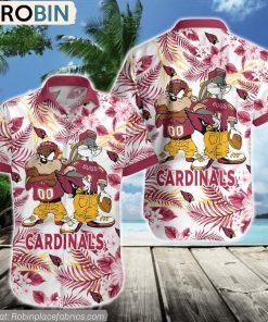Arizona Cardinals Taz And Bugs NFL Teams Hawaiian Shirt