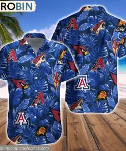 Arizona Sports Teams Patten Hawaiian Shirt Arizona Sports Teams Patten Hawaiian Shirt