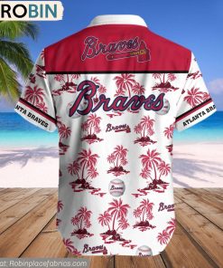 Atlanta Braves Palm Island Pattern MLB Hawaiian Shirt Atlanta Braves Palm Island Pattern MLB Hawaiian Shirt