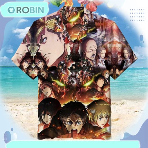 Attack on Titan  Unisex Hawaiian Shirt