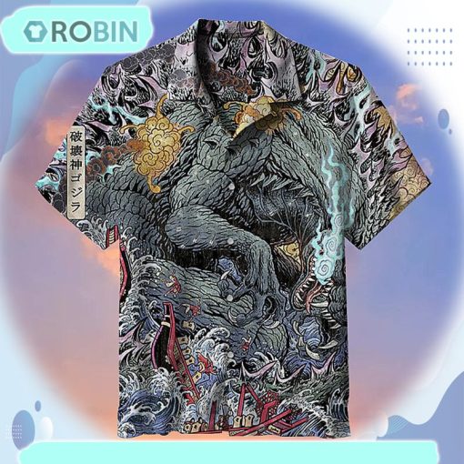 Austin Celebrates Godzilla’s Global Impact Hawaiian shirt