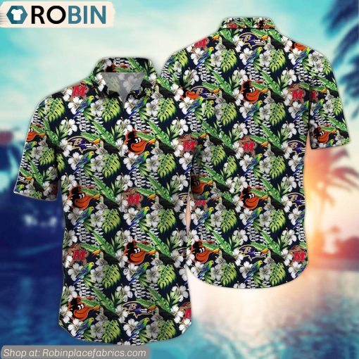 Baltimore Sports Tropical Hawaiian Shirt