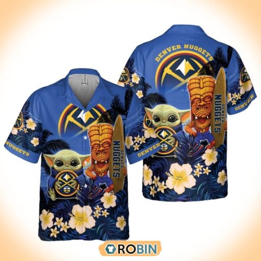Basketball Denver Nuggets And Baby Yoda Summer Hawaiian Shirt