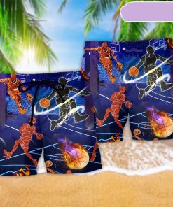 Basketball Its In My DNA Beach Short, Gift for Holiday Summer Basketball Its In My DNA Beach Short, Gift for Holiday Summer