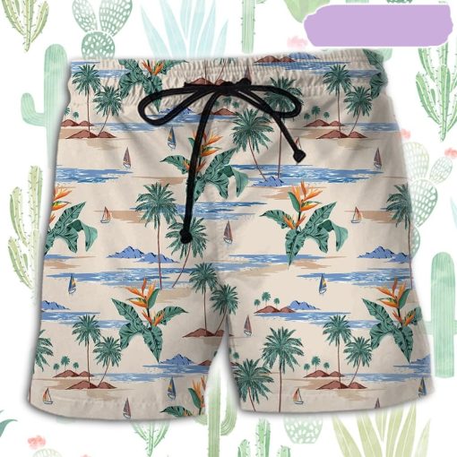 Beach Tropical Beach Summer Aloha Beach Short, Gift for Holiday Summer