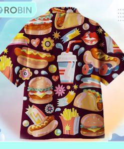 Beautiful Burgers, Tacos, Hot Dogs Universal Hawaiian Shirt