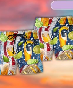 Beer Independence Day Beach Short, Gift for Holiday Summer Beer Independence Day Beach Short, Gift for Holiday Summer