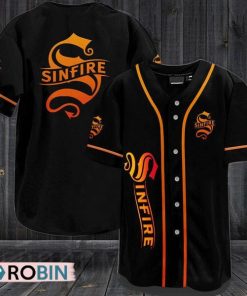 Black Sinfire Cinnamon Whisky Baseball Jersey Shirt Style Black Sinfire Cinnamon Whisky Baseball Jersey Shirt Style