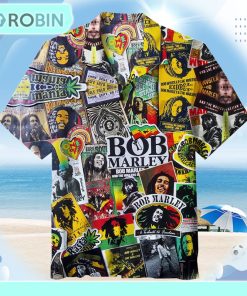 Bob Marley and the Wailers Unisex Hawaiian Shirt Bob Marley and the Wailers Unisex Hawaiian Shirt