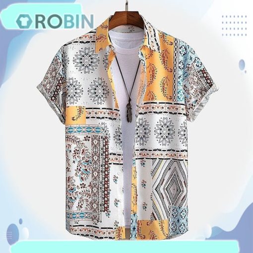 Bohemian Hawaiian Shirt HWS53