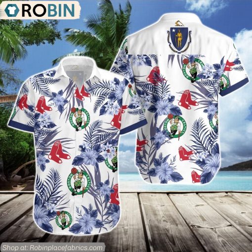 Boston Celtics, Boston Red Sox Hawaiian Shirt
