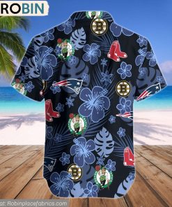 Boston Sport Logo Team Hawaiian Shirt