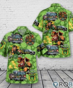 Bridgeport, Pennsylvania, Good Will Fire Company St Patrick’s Day Hawaiian Shirt
