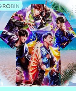 BTS Unisex Hawaiian Shirt BTS Unisex Hawaiian Shirt