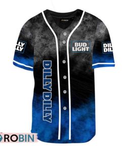 Bud Light Dilly Dilly Smoke Pattern Baseball Jersey Shirt Style Bud Light Dilly Dilly Smoke Pattern Baseball Jersey Shirt Style