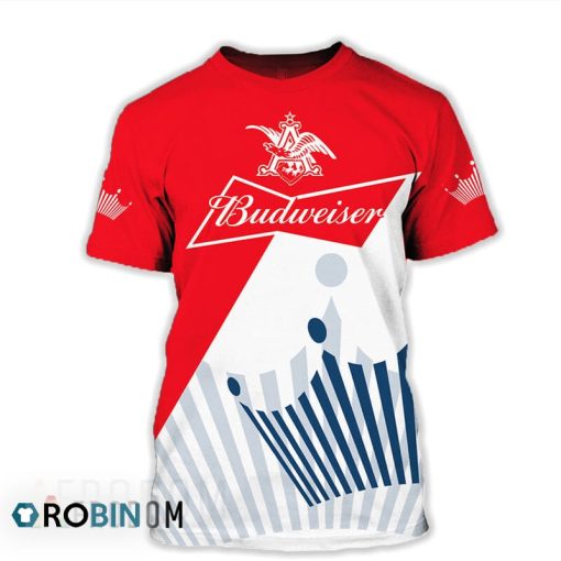 Budweiser 3D All Over Printed T-Shirt
