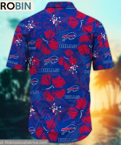 Buffalo Bills Hibiscus Tropical Pattern NFL Hawaiian Shirt