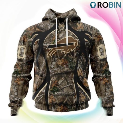 Buffalo Bills Hunting Camo Style 3D Hoodie, Bills Shirt
