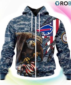 Buffalo Bills NFL Honor US Navy Veterans 3D Hoodie, Buffalo Bills Gear