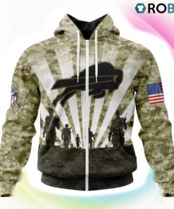 Buffalo Bills NFL Salute To Service 3D Hoodie, Bills Apparel Buffalo Bills NFL Salute To Service 3D Hoodie, Bills Apparel