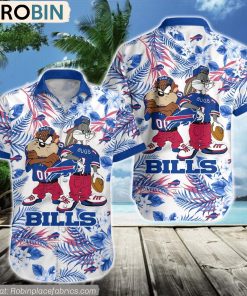 Buffalo Bills Taz And Bugs NFL Teams Hawaiian Shirt