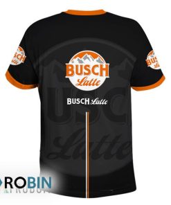 Busch Latte Beer Black Label Logo All Over Printed T-Shirt