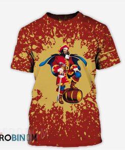 Captain Morgan 3D Printed T-Shirt Captain Morgan 3D Printed T-Shirt