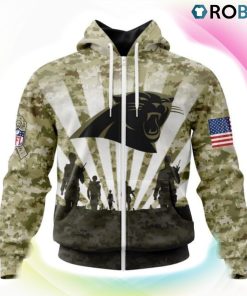 Carolina Panthers NFL Salute To Service 3D Hoodie, Carolina Panthers Merchandise Carolina Panthers NFL Salute To Service 3D Hoodie, Carolina Panthers Merchandise