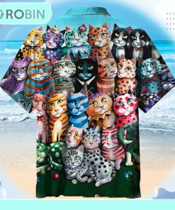 Cat family partyUniversal Hawaiian Shirt