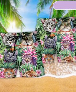 Cat Is My Life Beach Short, Gift for Holiday Summer