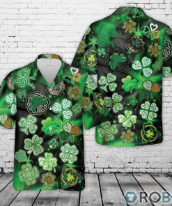 Celtic Shamrock St Patrick’s Day Hawaiian Shirt