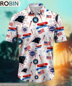 Charlotte Sports Happy 4th Of July Hawaiian Shirt
