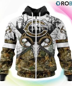 Chicago Bears Deer Hunting Camo Style 3D Hoodie, Bears Shirt