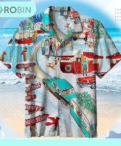 Christmas Campers Unisex Hawaiian Shirt