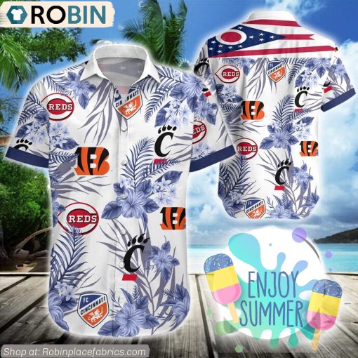 Cincinnati Sports Hawaiian Shirt