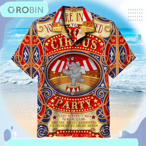 Circus Party with ElephantsUniversal Hawaiian Shirt
