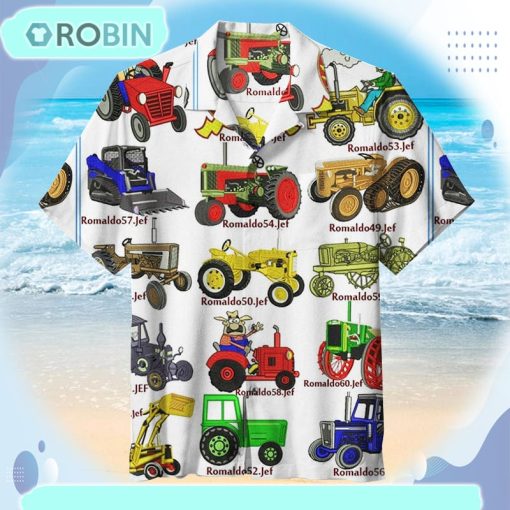 Classic and Vintage Tractors Unisex Hawaiian Shirt HWS67